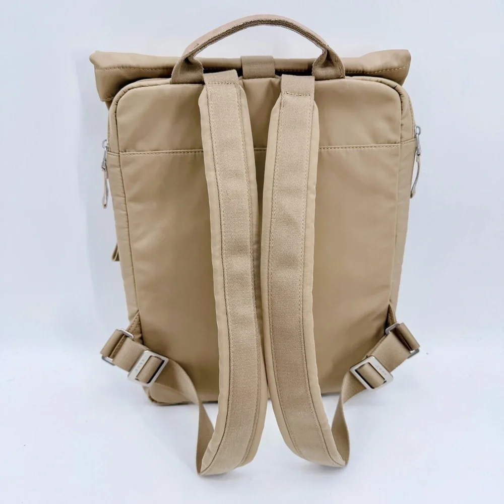 SENZ Sam Water Resistant Commuter Laptop Backpack Caffe Latte